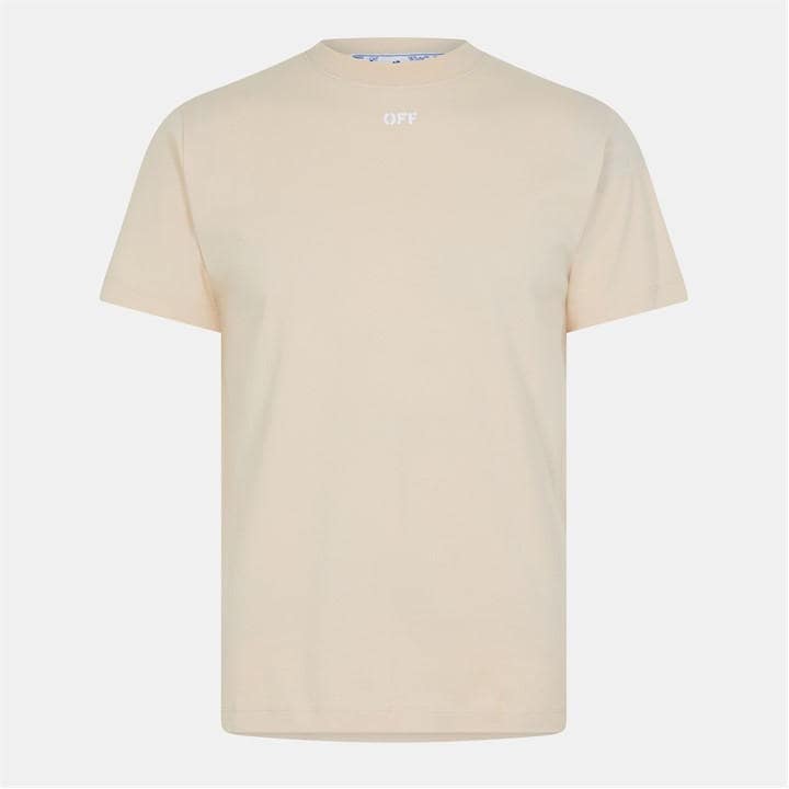 Off White Men's Multi Off Brick Ss Tee Small