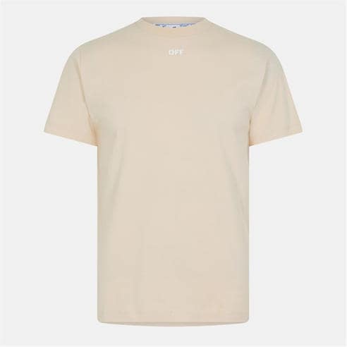 OFF WHITE - Men's Brick Arrow Crew Neck Short Sleeve T-Shirt