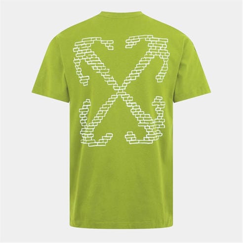 OFF WHITE - Men's Brick Arrow Crew Neck Short Sleeve T-Shirt