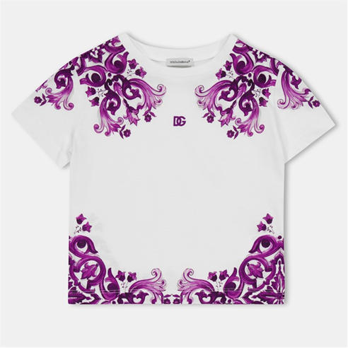 DOLCE AND GABBANA - Kids' DG Logo Regular Fit T-Shirt