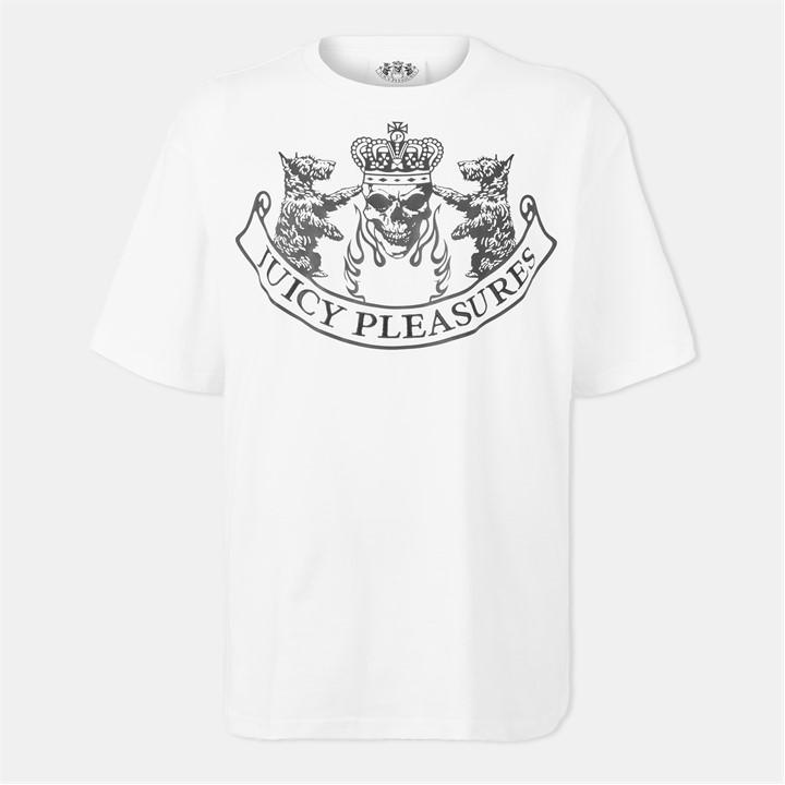 Pleasures X Juicy Couture Crest T-Shirt – White