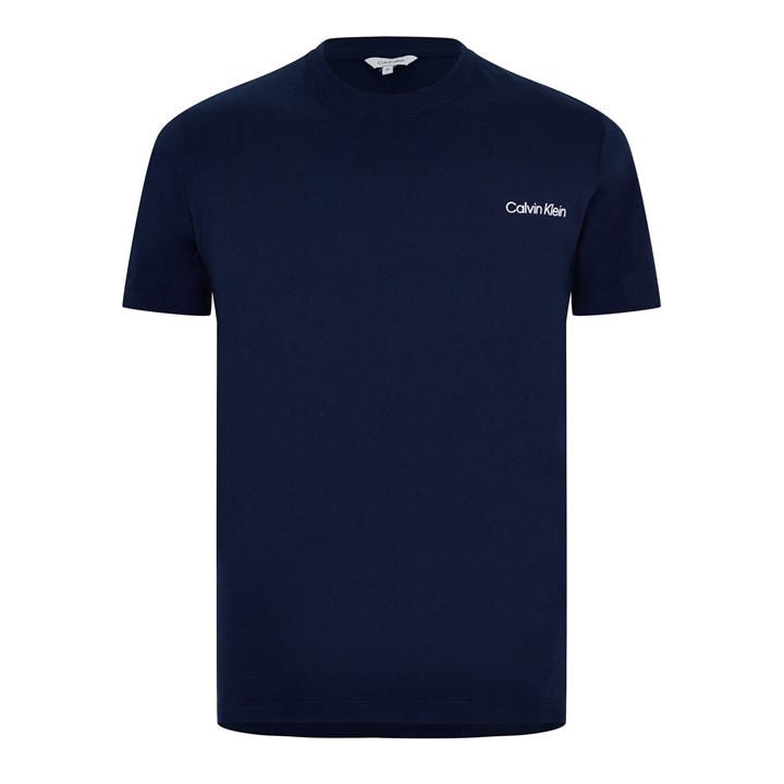 Calvin Klein Men's Blue Core Logo T Shirt Medium