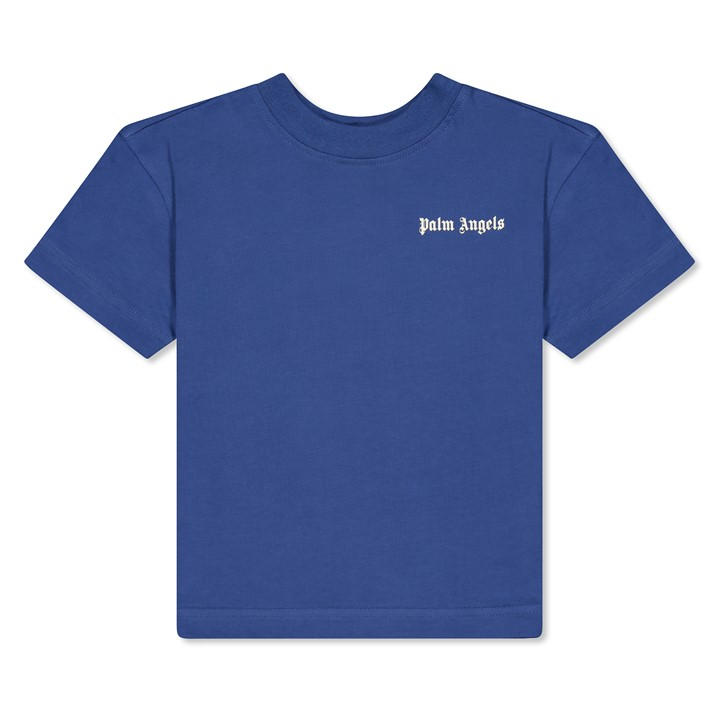 Palm Angels Boys Blue Palm Logo Tee Jn62