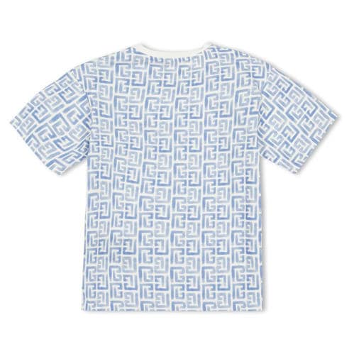 BALMAIN - Kids' All Over Print T-Shirt