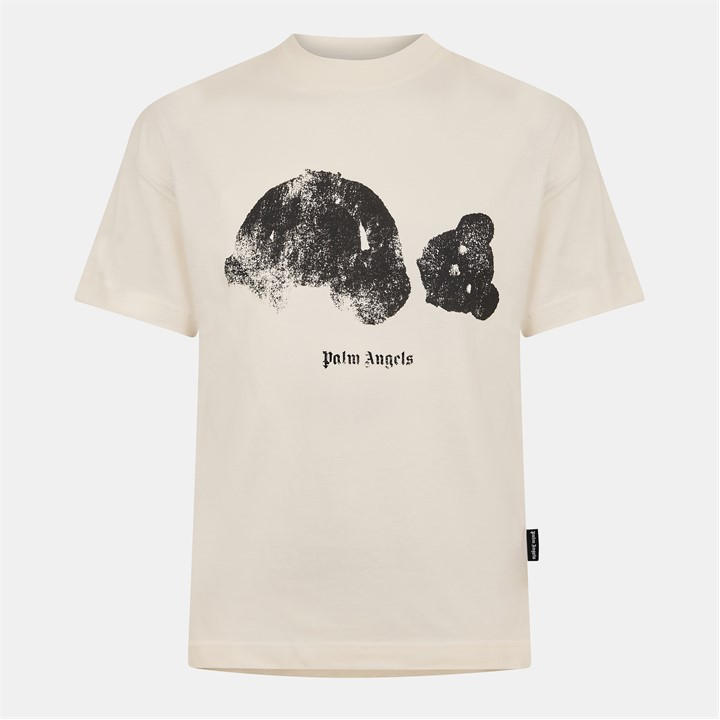 Palm Angels Men's White Palm Kill Bear Tee