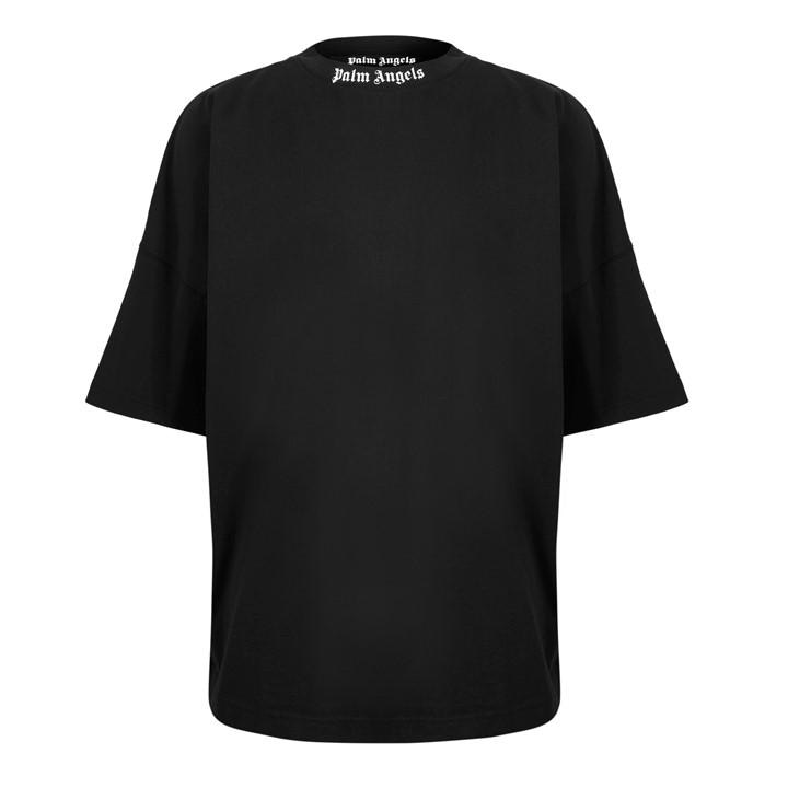 Palm Angels Men's Black Oversized T-Shirt - XL