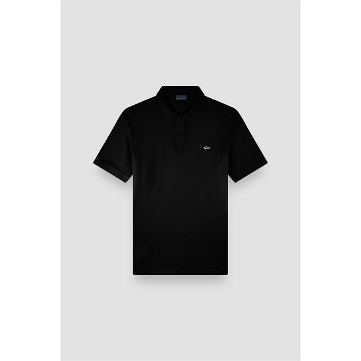 Paul And Shark Men's Black P+S Shark Bdge Tee Sn62