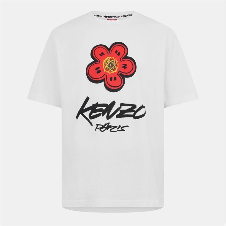 Kenzo Men's White X Futura 2000 T-Shirt - S