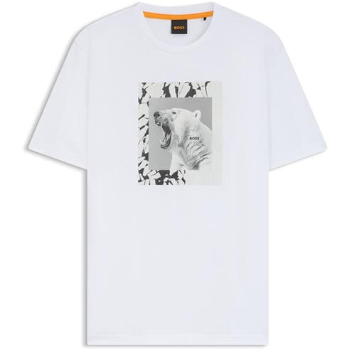 Boss - Men's Lupo T-Shirt Unique Polar Bear Graphic