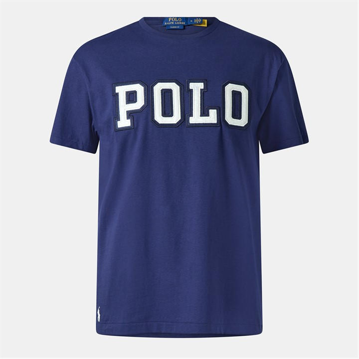 Polo Ralph Lauren Classic Fit Logo Jersey T-Shirt – Blue