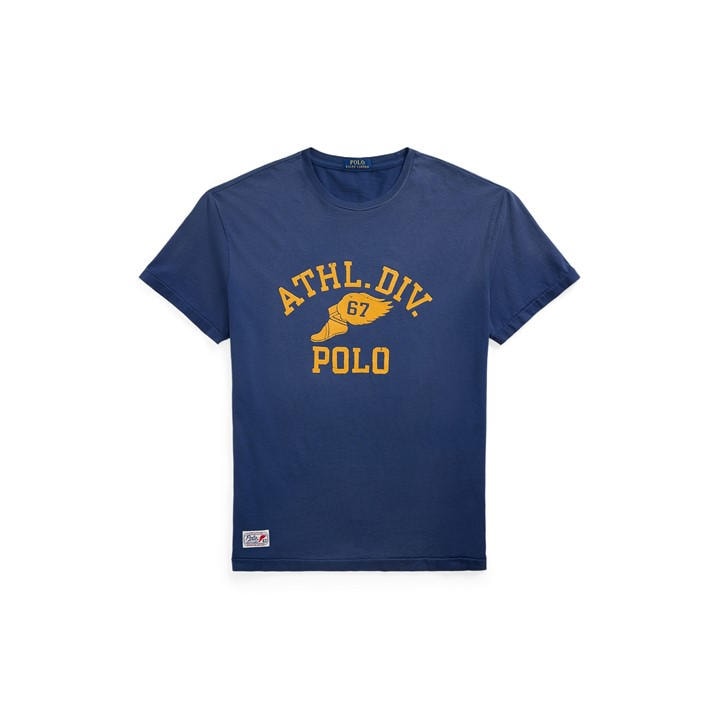 Polo Ralph Lauren Men's Blue Regular Fit T-Shirt - L