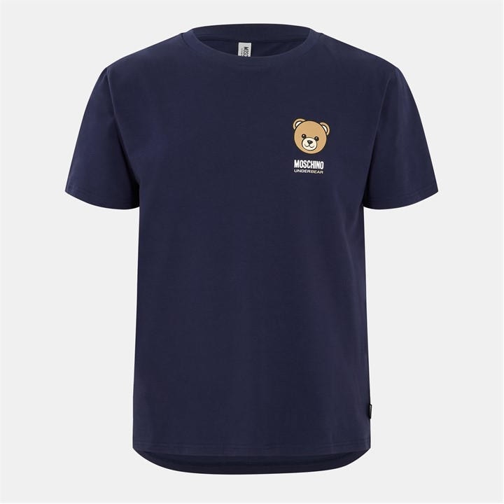 Moschino Men's Blue Bear Tee Sn54 Small
