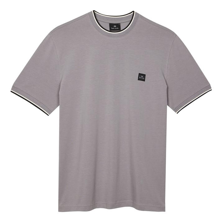 Ps Paul Smith Men's Grey Logo Patch T-Shirt 2XL