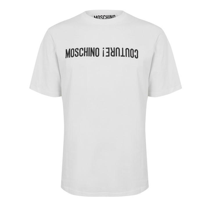 Moschino Men's White T-Shirt