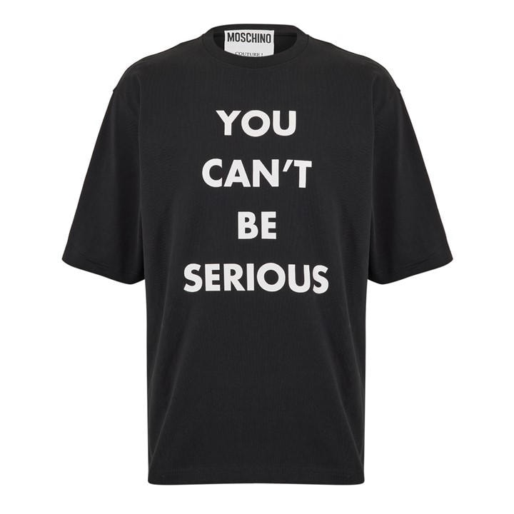 Moschino Men's Black T-Shirt