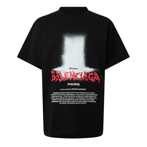 BALENCIAGA - Bal Sticker Tee Sn64