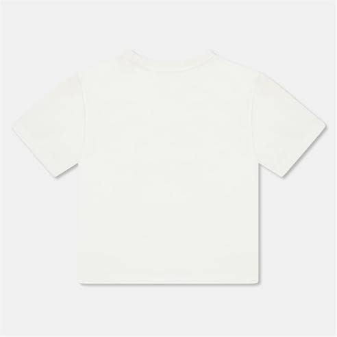 BURBERRY - Unisex Kids' Burb Logo Chk T-Shirt