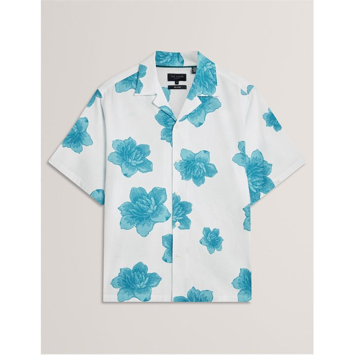 Ted Baker Men's White Ted Ss S/Sckr Floral Sn62