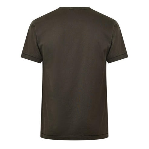 STONE ISLAND - Men's Cotton Compass Logo Patch T-Shirt