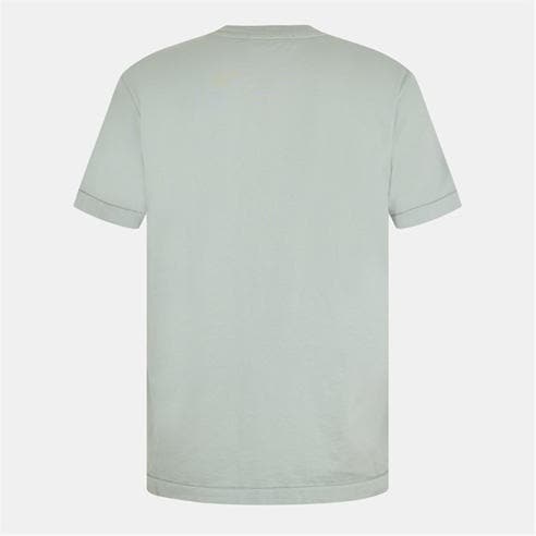 STONE ISLAND - Men's Cotton Compass Logo Patch T-Shirt