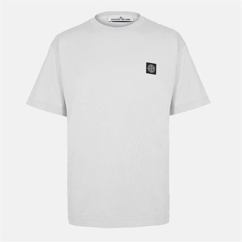 STONE ISLAND - Men's Cotton Compass Logo Patch T-Shirt