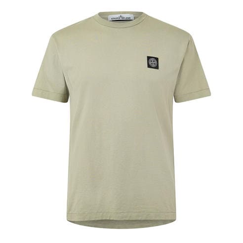 STONE ISLAND - Men's Cotton Compass Logo Patch T-Shirt