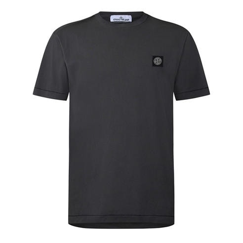 STONE ISLAND - Men's Cotton Compass Logo Patch T-Shirt