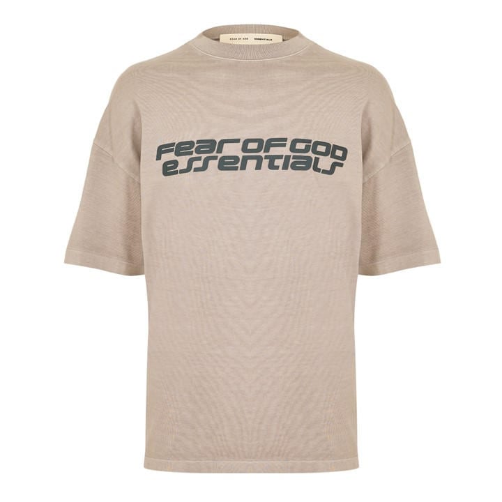 Fear Of God Essentials Men's Grey Oversized T-Shirt
