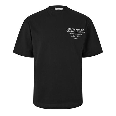 BELIER - Men's Atelier Cotton Crew-Neck Short-Sleeve T-Shirt