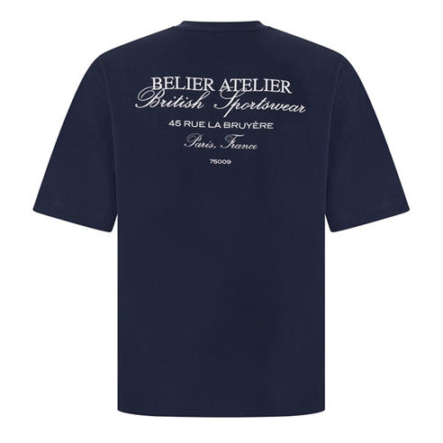 BELIER - Men's Atelier Cotton Crew-Neck Short-Sleeve T-Shirt