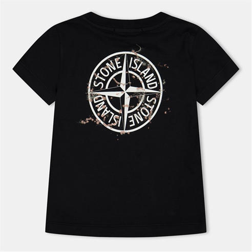 STONE ISLAND - Kids' Compass Compass Badge T-Shirt