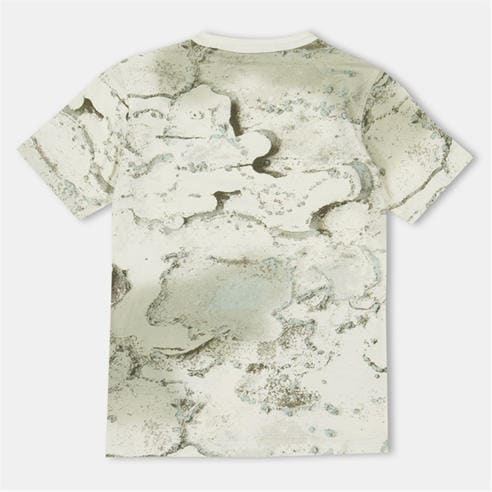 STONE ISLAND - Kids' Camo Print T-Shirt