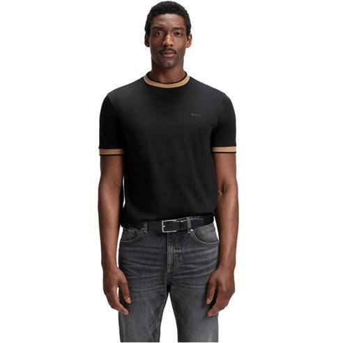 Boss - Men's Tessler Cotton Short Sleeve Crew Neck Slim Fit T-Shirt