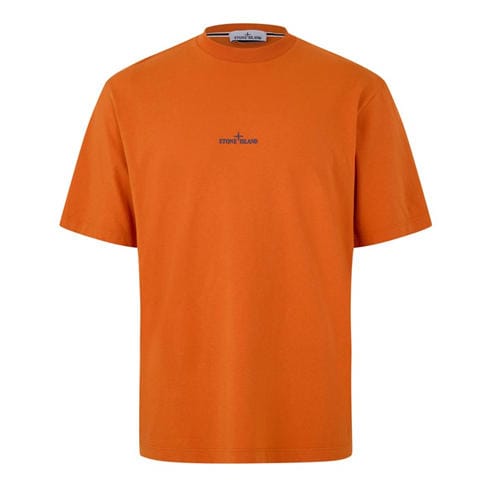 STONE ISLAND - Men's Graphic Cotton Short-Sleeve T-Shirt