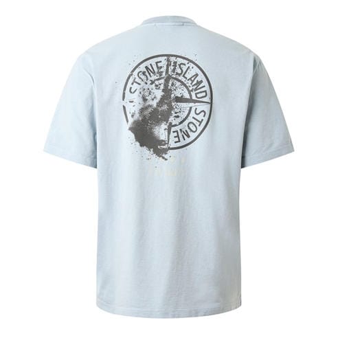 STONE ISLAND - Men's Graphic Cotton Short-Sleeve T-Shirt
