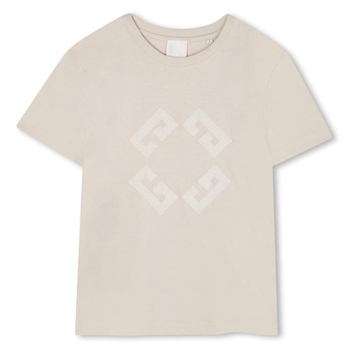 Givenchy Boys White Kids' Giv Logo Short Sleeve T-Shirt - 8 - 9 Years