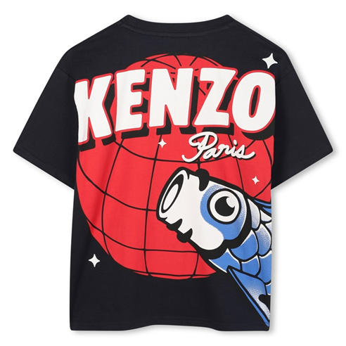 KENZO - Unisex Kids' Small Print Regular Fit T-Shirt
