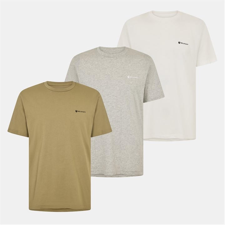 Belstaff Men's Multi 3 Pk Tee Sn62