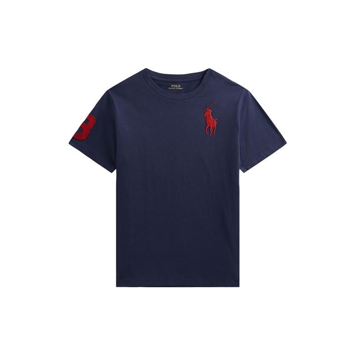Polo Ralph Lauren Boys Blue Kids' Large Logo T-Shirt