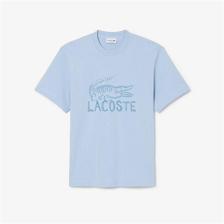 Lacoste Men's Blue T-Shirt - M
