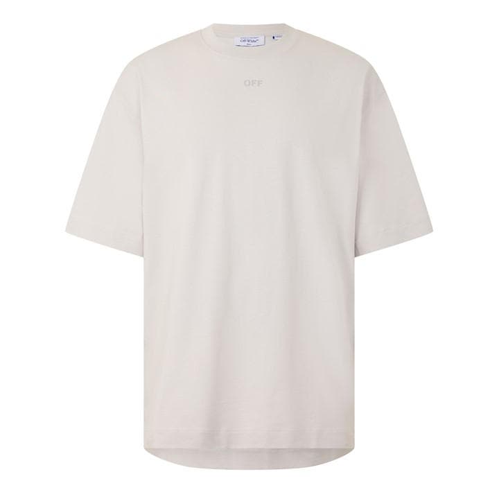 Off White Men's Grey Brics Skate Regular Fit T-Shirt