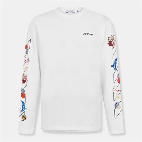 Off White - Men's Diag Skate T Long Sleeve T-Shirt