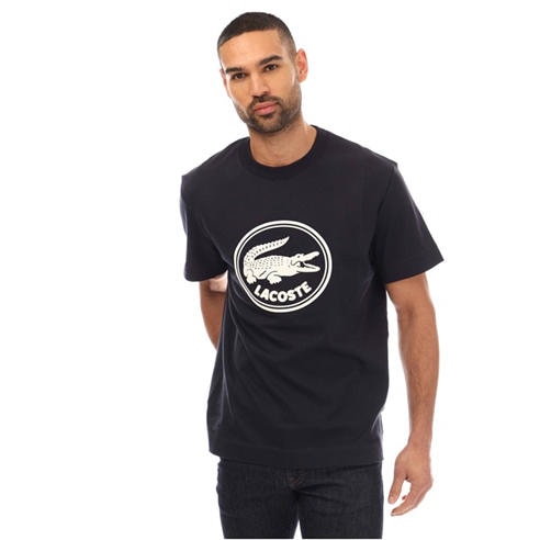 Lacoste - Men's Round Logo Regular Fit T-Shirt