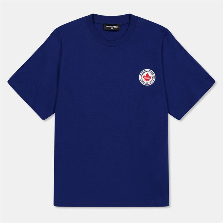Dsquared2 Boys Blue Dsq Sml Logo Tee Jn61