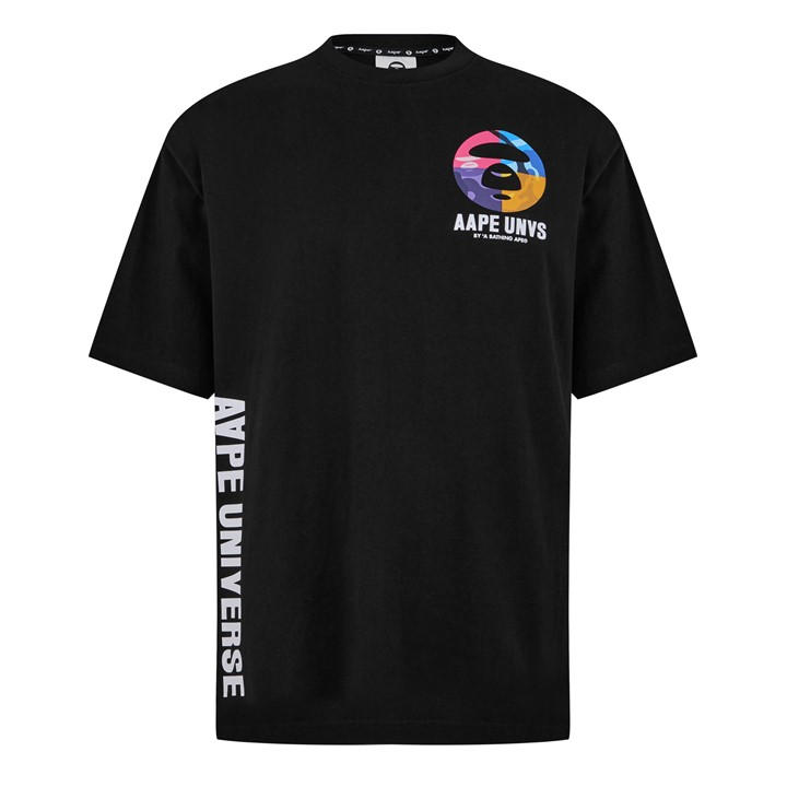 AAPE Universe Bones T-Shirt – Black