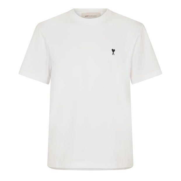 White/100 - AMI PARIS - Mens De Coeur T-Shirt