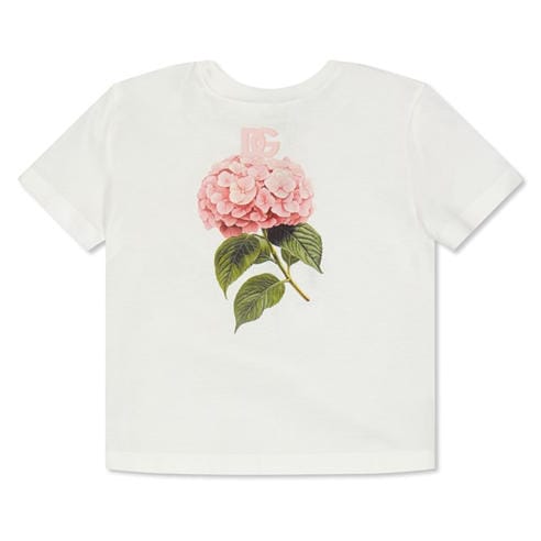 DOLCE AND GABBANA - DG Flower Tee Jn61