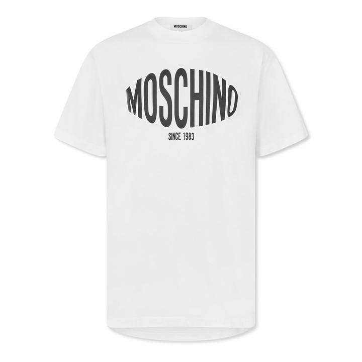 Moschino Men's White Sport Tee Sn62