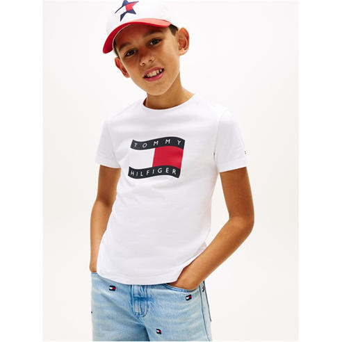 Tommy Hilfiger - Tommy Wavy Flag Tee Jn62