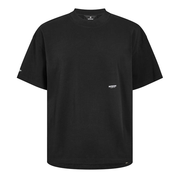 Represent Men's Black Oversized T-Shirt